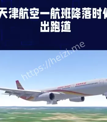 天津航空偏出跑道